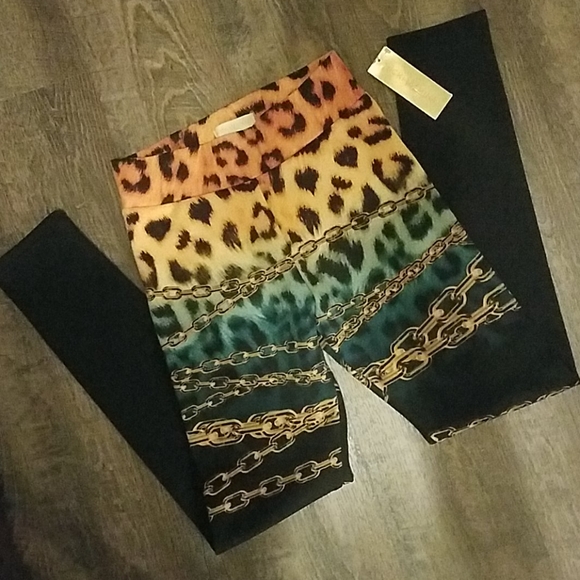 NWT Nicki Minaj Animal Print Leggings Size M - Picture 1 of 6